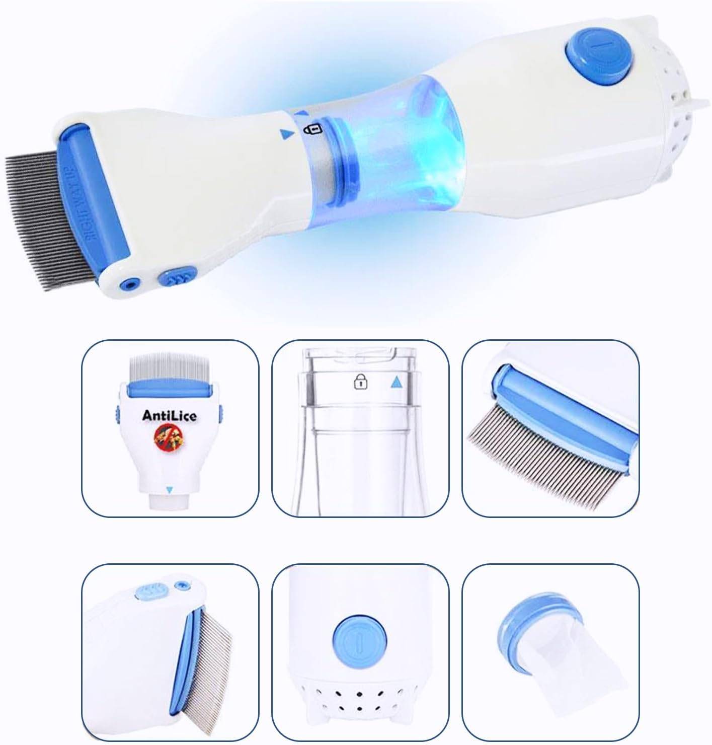 V Comb Electric Anti Lice Removal Machine